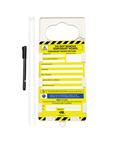 TWTIRK10 - BearTOOLS Temporary Works Inspection Tag Kit, 20 Inserts, Ties & Pen