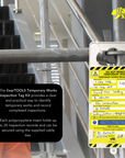 TWTIRK10 - BearTOOLS Temporary Works Inspection Tag Kit, 20 Inserts, Ties & Pen