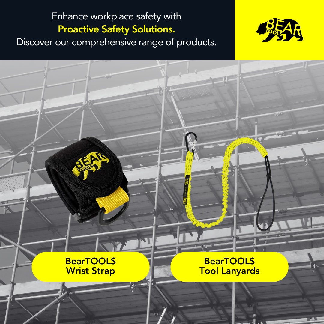 Tape Measure Holder with Belt Clip - BT-TMHLDR-1 bear-bikes Fall Protection bear-bikes tool lanyards tool tethering workplace safety spill kits
