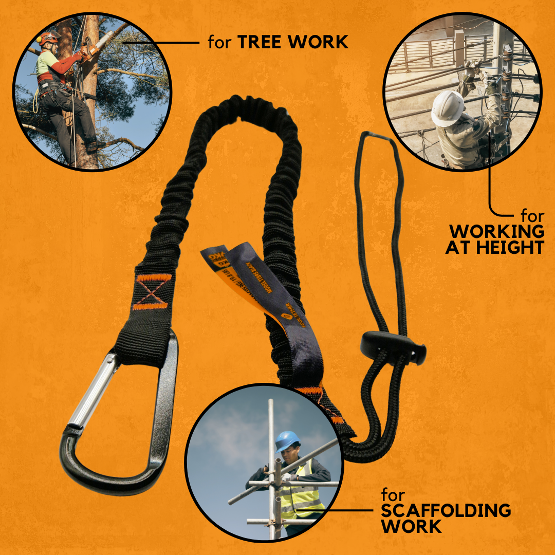 Tool Tether - Tool Safety Lanyard - TTB50S bear-bikes Fall Protection bear-bikes tool lanyards tool tethering workplace safety spill kits