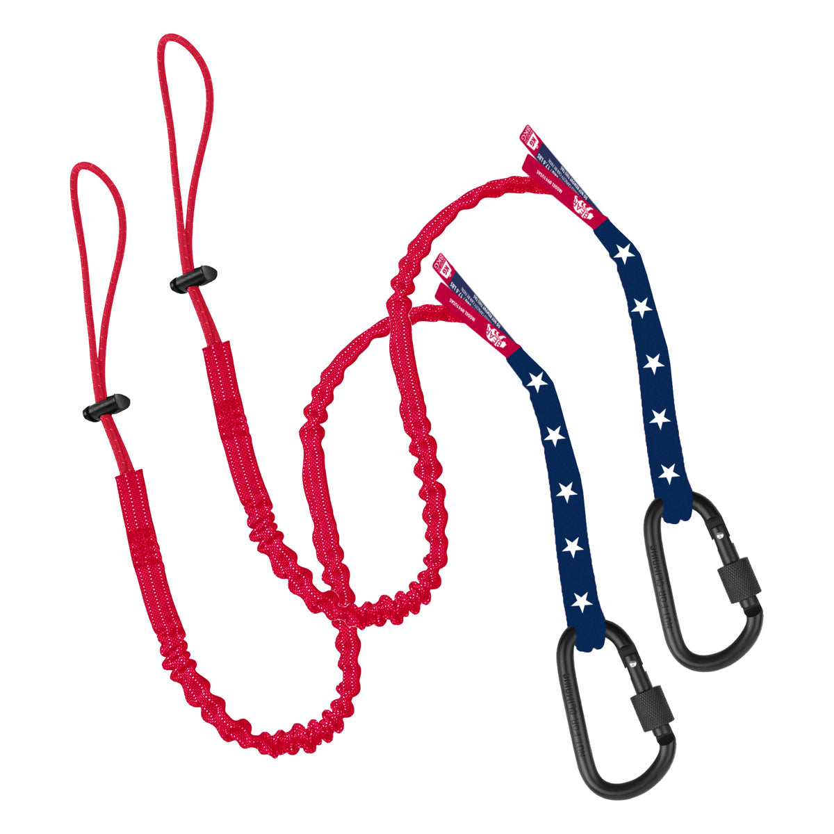 USA Flag Safety Tool Lanyard - 0932USAS bear-bikes Fall Protection bear-bikes tool lanyards tool tethering workplace safety spill kits