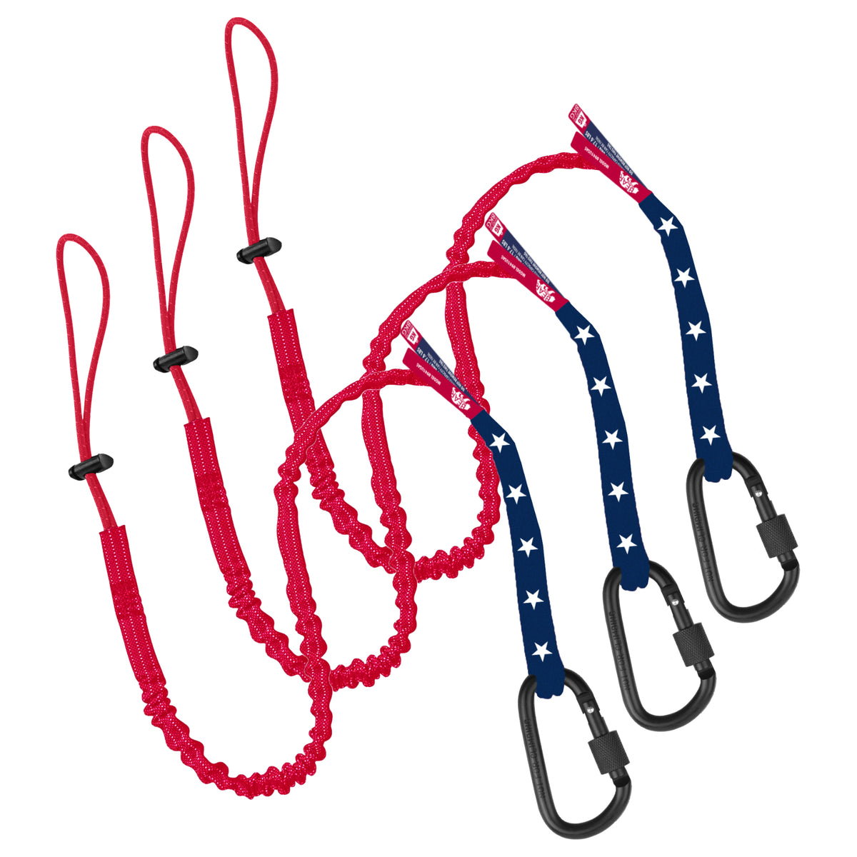 USA Flag Safety Tool Lanyard - 0933USAS bear-bikes Fall Protection bear-bikes tool lanyards tool tethering workplace safety spill kits