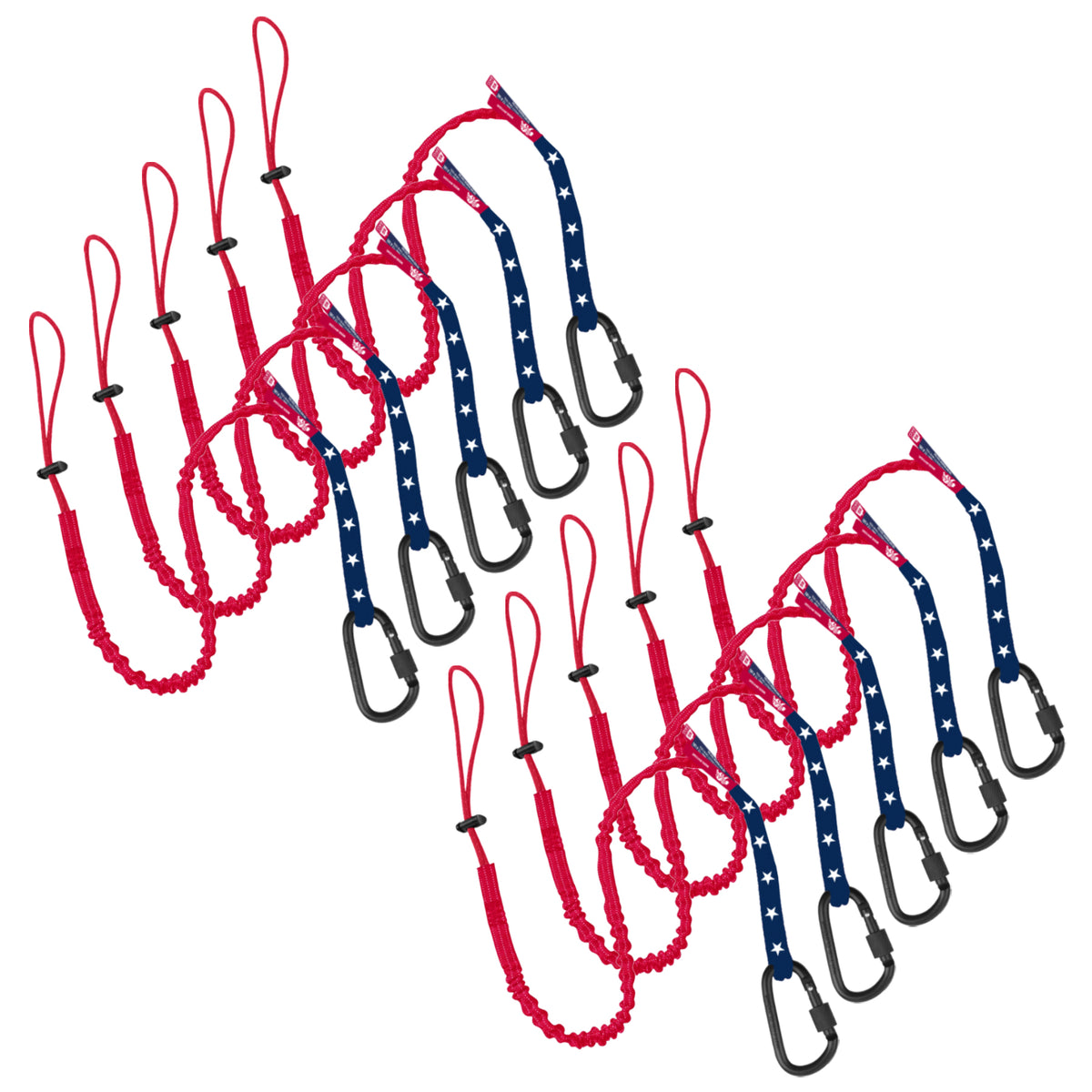 USA Flag Safety Tool Lanyard - 0939USAS bear-bikes Fall Protection bear-bikes tool lanyards tool tethering workplace safety spill kits