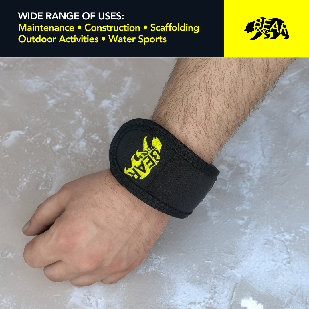 Wrist Tool Strap – Secure, Versatile, and Durable Tool Tethering - BT-WL-1 bear-bikes Fall Protection bear-bikes tool lanyards tool tethering workplace safety spill kits